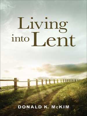 cover image of Living into Lent